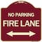 Signmission Colorado Fire Lane W/ Bidirectional Arrow Heavy-Gauge Aluminum Sign, 18" x 18", BU-1818-24255 A-DES-BU-1818-24255 - alternate 1